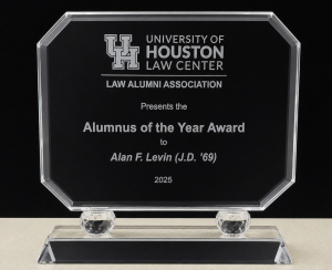 University of Houston Law Center 2025 Alumnus of the Year Award