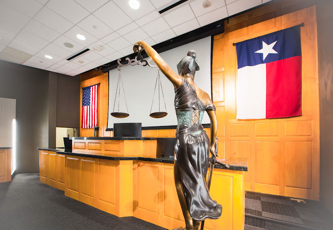 Fully equipped, on premise courtroom