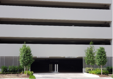 Free and covered parking garage in close proximity to the building